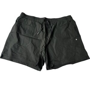Willit‎ Women's Black Athletic Shorts Size XXL Elastic Waist Drawstring Pockets